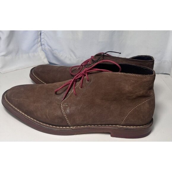 Cole Haan Men's Chukka Boots Size 10M Leather Dark Brown - Picture 1 of 7